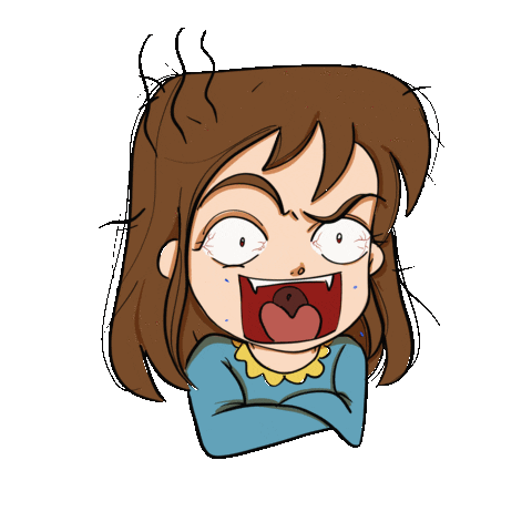 Khufooq giphyupload girl no angry Sticker