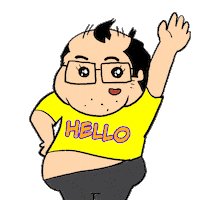 Dance Hello Sticker