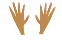 Awesome Hand Sticker by Milkshake