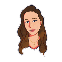 Girl Blinking Sticker by Vlogmi