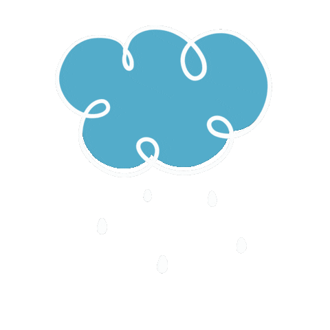 Loop Raining Sticker