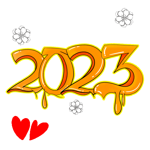 New Year Love Sticker