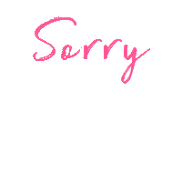 Sorry Sticker by Brainnu
