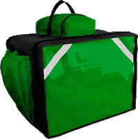 Andradesmochilas delivery bag mochila andradesmochilas Sticker