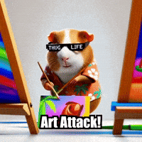 Guinea Pig Art GIF by Guinea Gambino