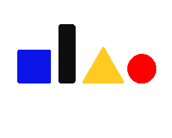 Color Shapes Sticker