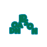 Adirondack Mountains Typography Sticker