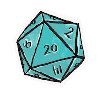 nanivasques game life dnd dice Sticker