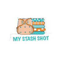 Cloth Nappies Sticker by AustralianNappyAssociation