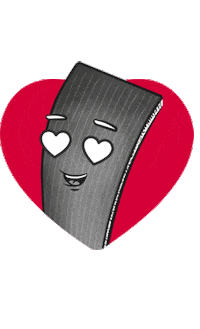 Infloor-Girloon cartoon hey liebe herz Sticker