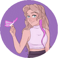 Happy Girl Sticker