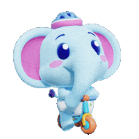 Happy Popok Sticker by Wings Corporation