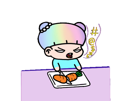 Angry Carrot Sticker by BugCity