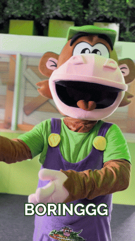 monkeytownnl sleepy bored boring meh GIF