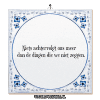 Wijsheid Reflectie Sticker by Tegelspreuken.nl