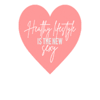 Pink Heart Healthy Lifestyle Sticker by Figurella Argentina