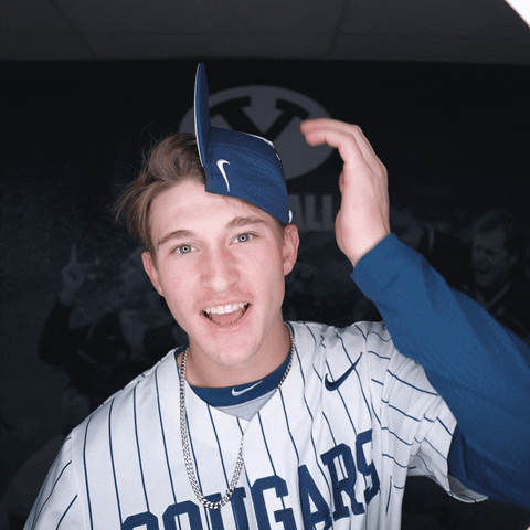 Sport Baseball GIF by BYU Cougars