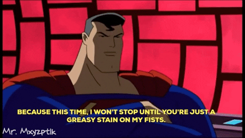 kevinphillips giphygifmaker superman superman the animated series GIF