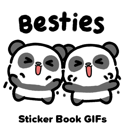 Excited Friends Forever Sticker by Sticker Book iOS GIFs