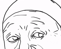 black and white artist GIF by ola szmida
