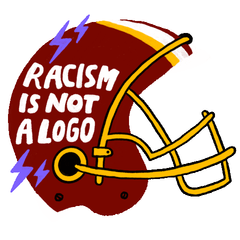 Native American Nfl Sticker by INTO ACTION