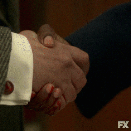 Bleeding Shake Hands GIF by Fargo