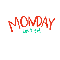 Day Monday Sticker