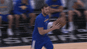 Warming Up Golden State Warriors GIF by NBA