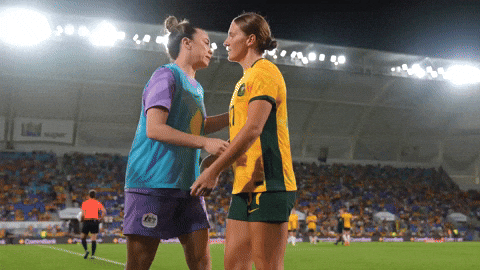Mackenzie Arnold Hug GIF by Football Australia
