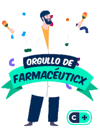 elclubdelafarmacia farmaceuticos club de la farmacia dia mundial del farmaceutico orgullo de farmacéutico Sticker