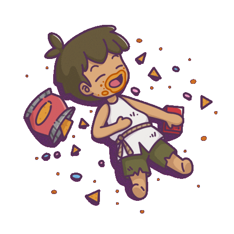 Pass Out On The Floor Sticker by Castaways