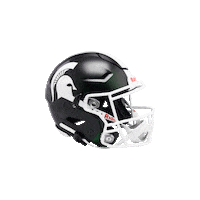 Go Green Michigan State Sticker by Riddell Sports
