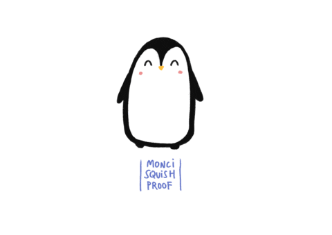 moncispams moncisquish Sticker by Patricia Tjandra
