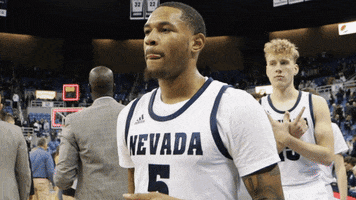 Happy College Basketball GIF by Nevada Wolf Pack