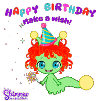Celebrate Happy Birthday Sticker by ShimmertheGlowworm