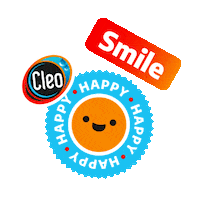 cleopurewaterofficial happy smile water air Sticker