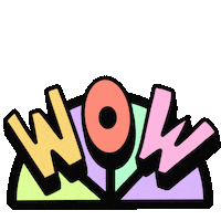 Vintage Wow Sticker by Demic