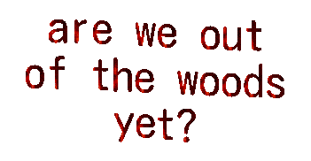 Taylor Swift Are We Out Of The Woods Yet Sticker by Alissandra
