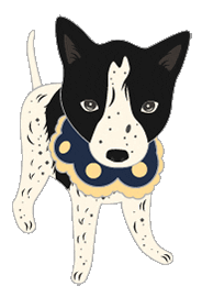 Dogs 無言 Sticker