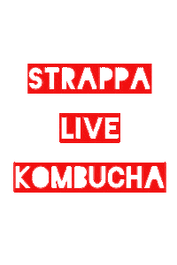 health soda Sticker by Strappa Live Kombucha