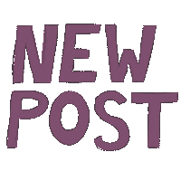 New Post Sticker by hannahgraphix