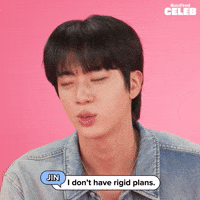 I Don't Have Rigid Plans
