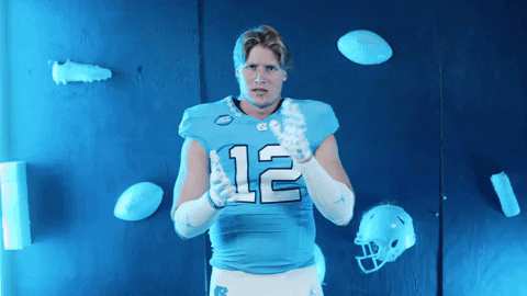 North Carolina Football GIF by UNC Tar Heels