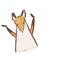 Dance Fox Sticker by Reiko Chen