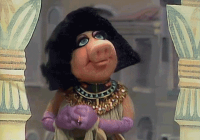 Miss Piggy Cleopatra GIF by Muppet Wiki