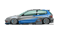 Honda Racecar Sticker