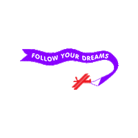 Followyourdreams Sticker by Easy_School
