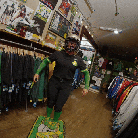 Softball Oregon GIF by GoDucks