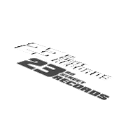 23streetrecords music 23 lens record label Sticker