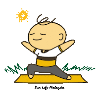 Yoga Sticker by Sun Life Malaysia